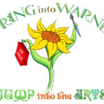 Sunflower logo for Spring into Warner event