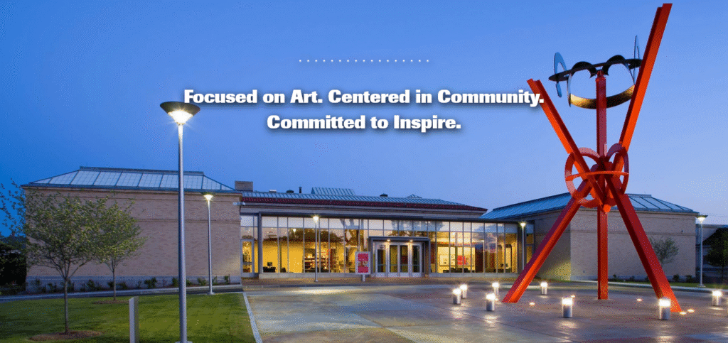 Image of the exterior of the Currier Museum of Art.