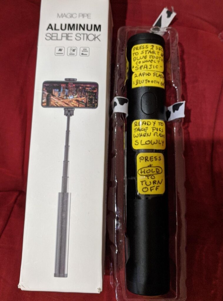 Selfie Stick with Bluetooth